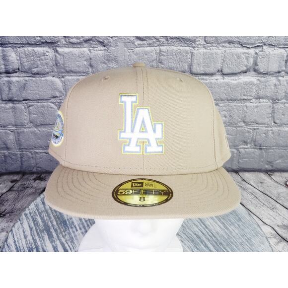 New Era Super Bloom Los Angeles Dodgers 50th Anniversary Fitted Cap NWT Sz 8z 8 - Picture 1 of 10